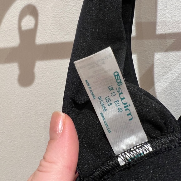 Cross-back Bikini Top - ASOS US 8 - Picture 3 of 3